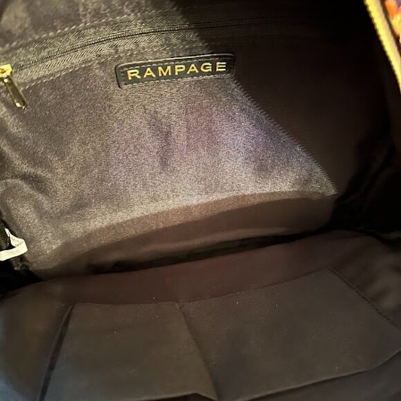 Beautiful Rampage Floral Backpack~ Gently Used~ Black with Vibrant Colors (F5) - Picture 5 of 8